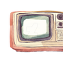 Vintage TV PNG Transparent Background (44)