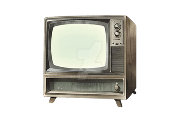 Vintage TV PNG Transparent Background (49)