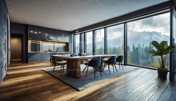 Modern architecture, apartment wooden floors and b by anavrin-ai on ...