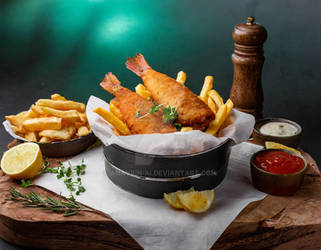 Fish and chips advertisement food photography (10)