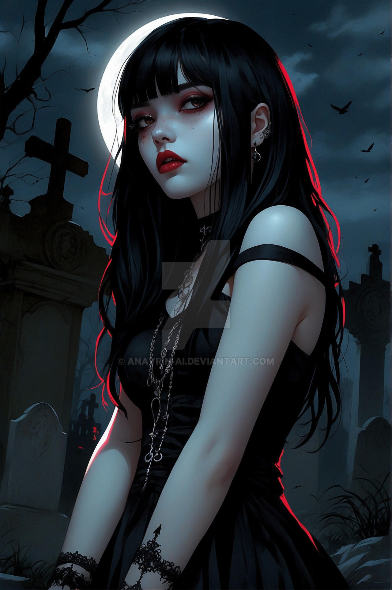 Gothic Girl By Anavrin ai On DeviantArt gothic-girl-by-anavrin-ai-on-deviantart