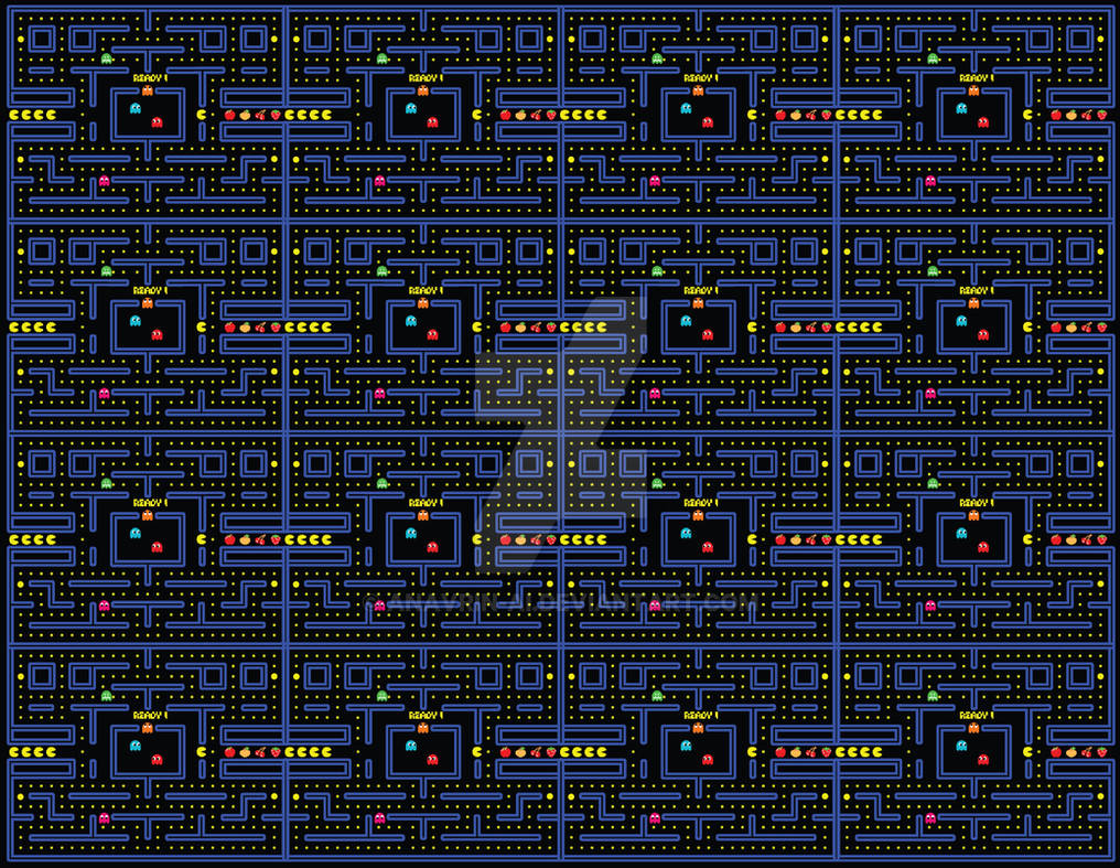 Pacator Pattern Pac Man Pattern JPG + EPS by anavrin-ai on DeviantArt