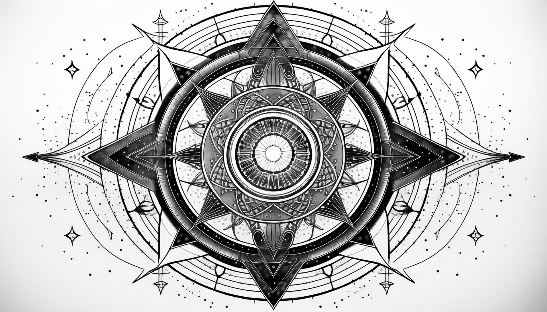 Tattoo Design - Compass (20) by anavrin-ai on DeviantArt