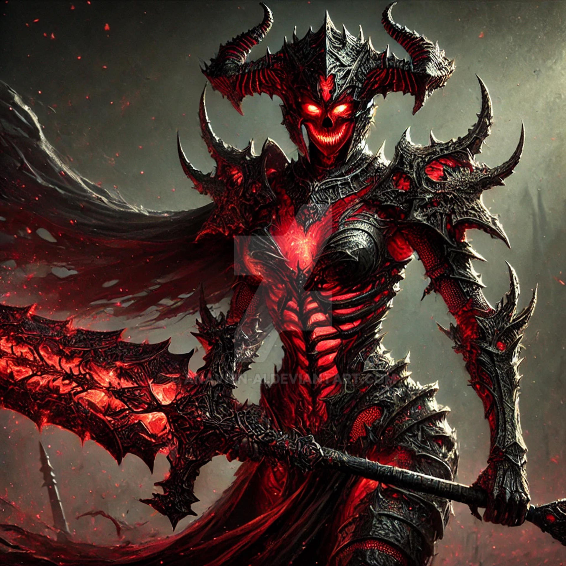 Demonic Deviantart Demonic Knightess by anavrin-ai on DeviantArt