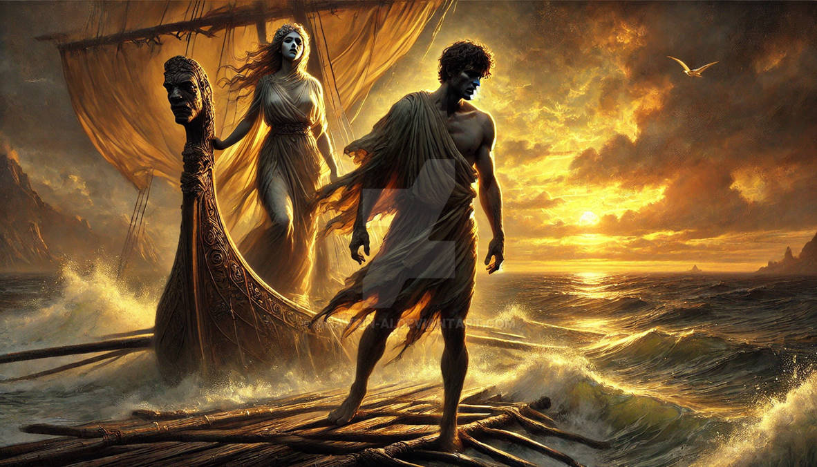 Odysseus Departs Calypsos Island 1 By Anavrin ai On DeviantArt odysseus-departs-calypsos-island-1-by-anavrin-ai-on-deviantart