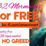32 Mermaids FREE on Ko-fi