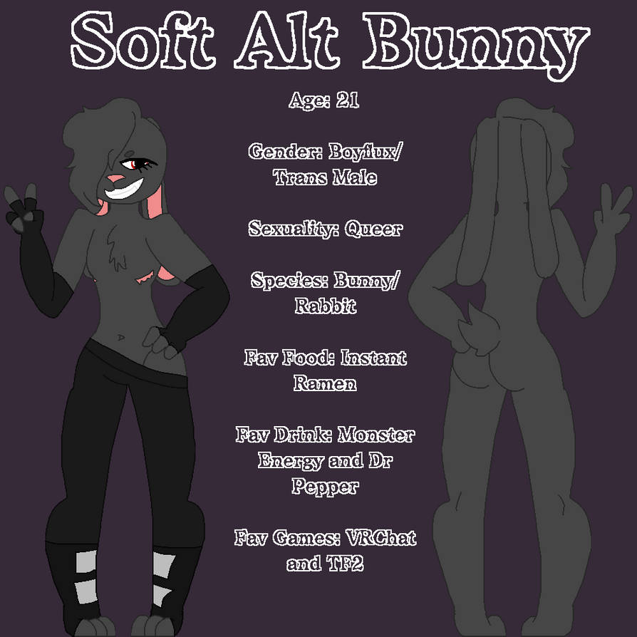 Alt Person Reference Alt's Ref Sheet by SoftGothFemboy on DeviantArt