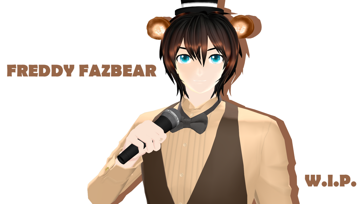 Freddy Fazbear W.I.P. by StephanieIjares on DeviantArt