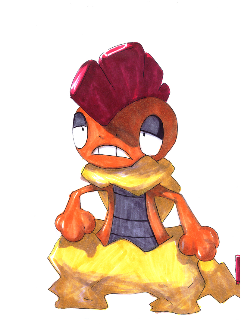 Pokemon Artwork: Scrafty