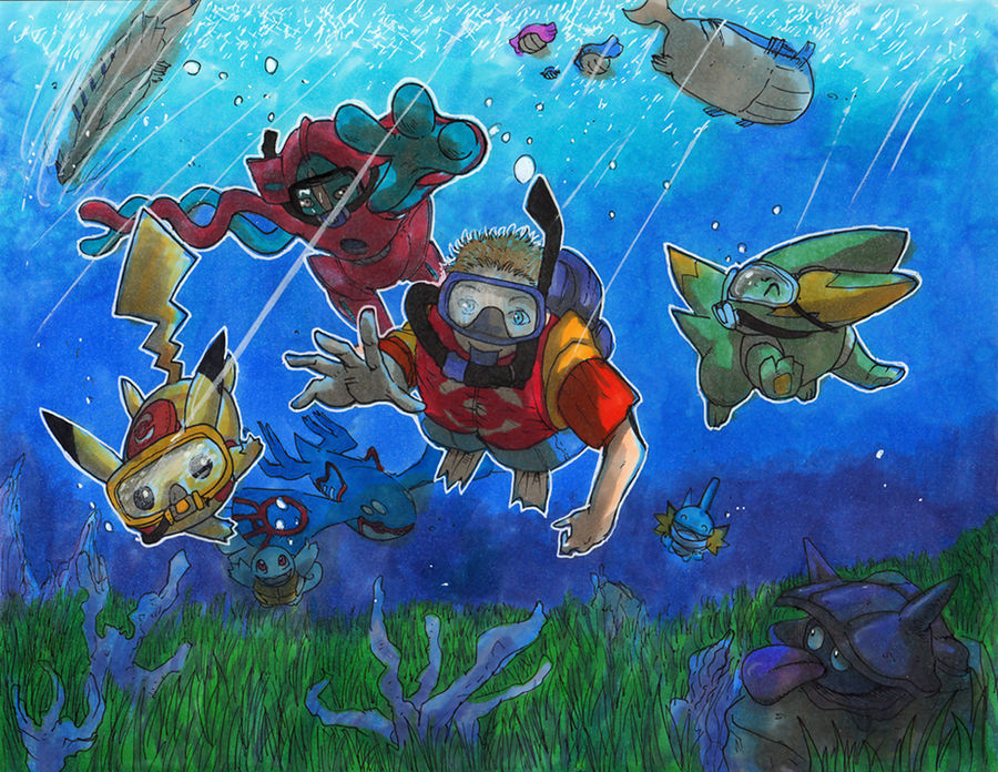 Commission: Under the Hoenn Sea