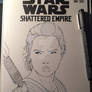 Star Wars Shattered Empire Sketch Cover Inks