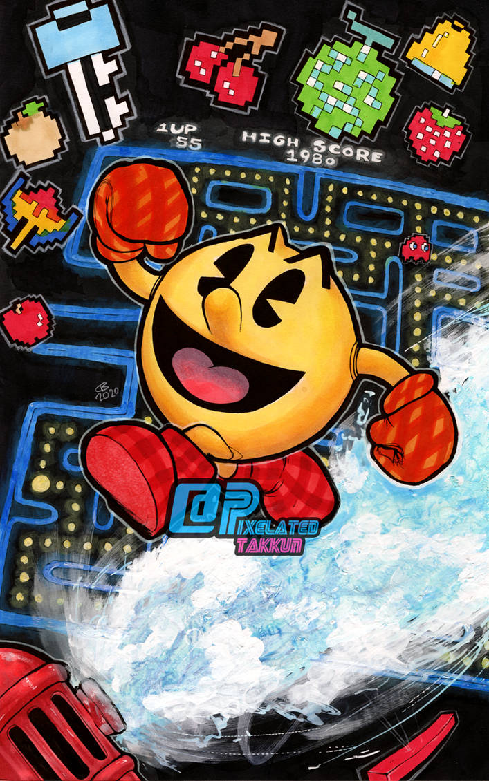Smash Series: Pac-Man by TakkunArt on DeviantArt