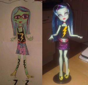 Monster High OC Doll: Abigail Lighteningbolt