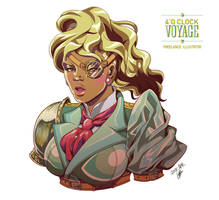 Character design in digital painting: Valerie