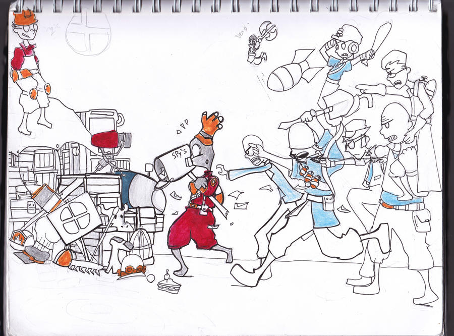 Sketches- RUN PYRO RUN!!! by kamy2425 on DeviantArt
