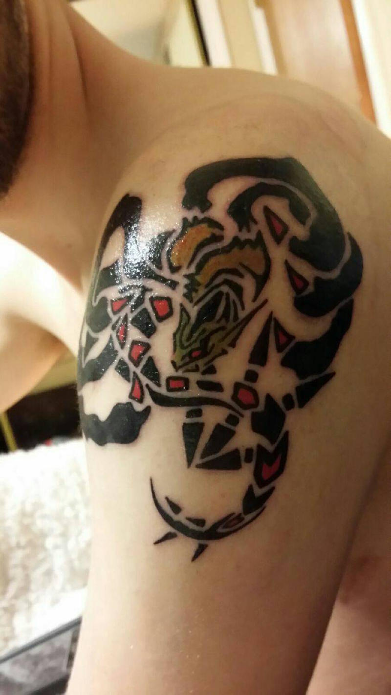 Completed Giratina Origin Forme Tattoo by BuckWolf263 on DeviantArt