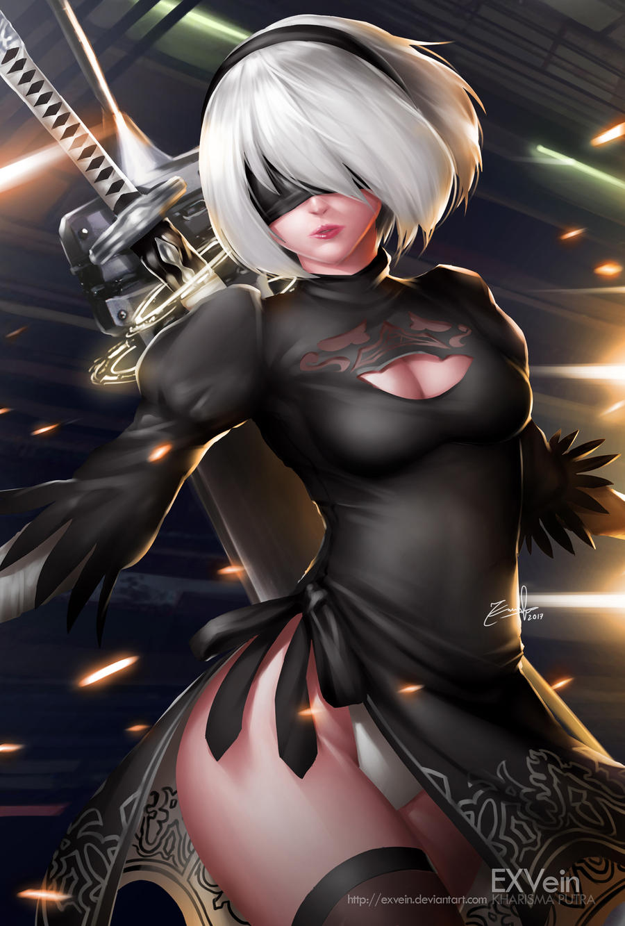 2B Nier Automata By EXVEIN