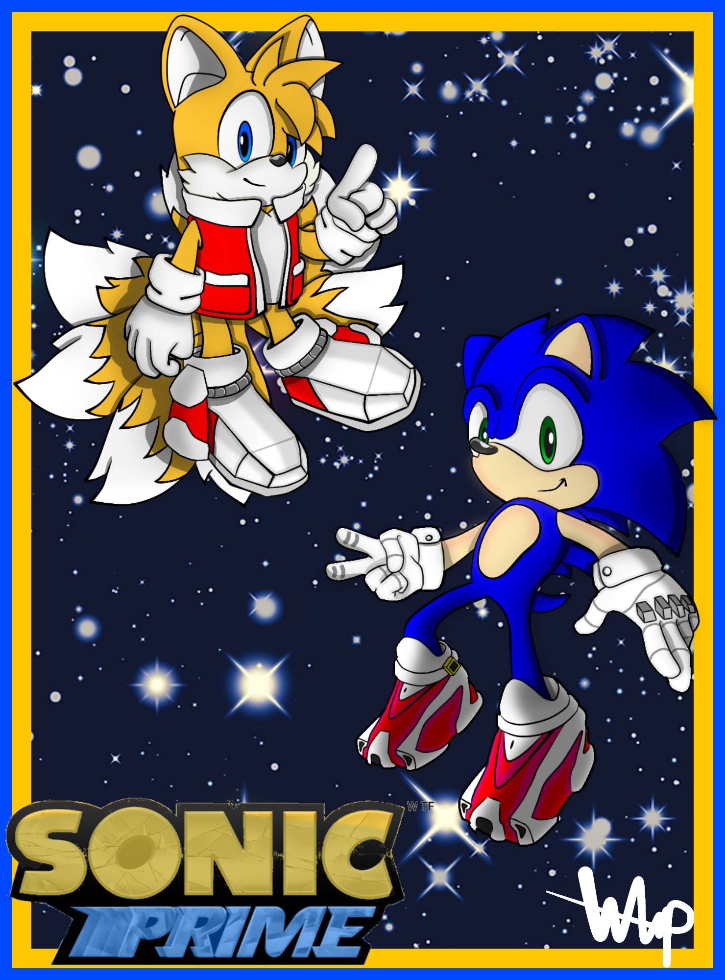 Sonic Hedgehog - Sonic Prime by Fynamic on DeviantArt