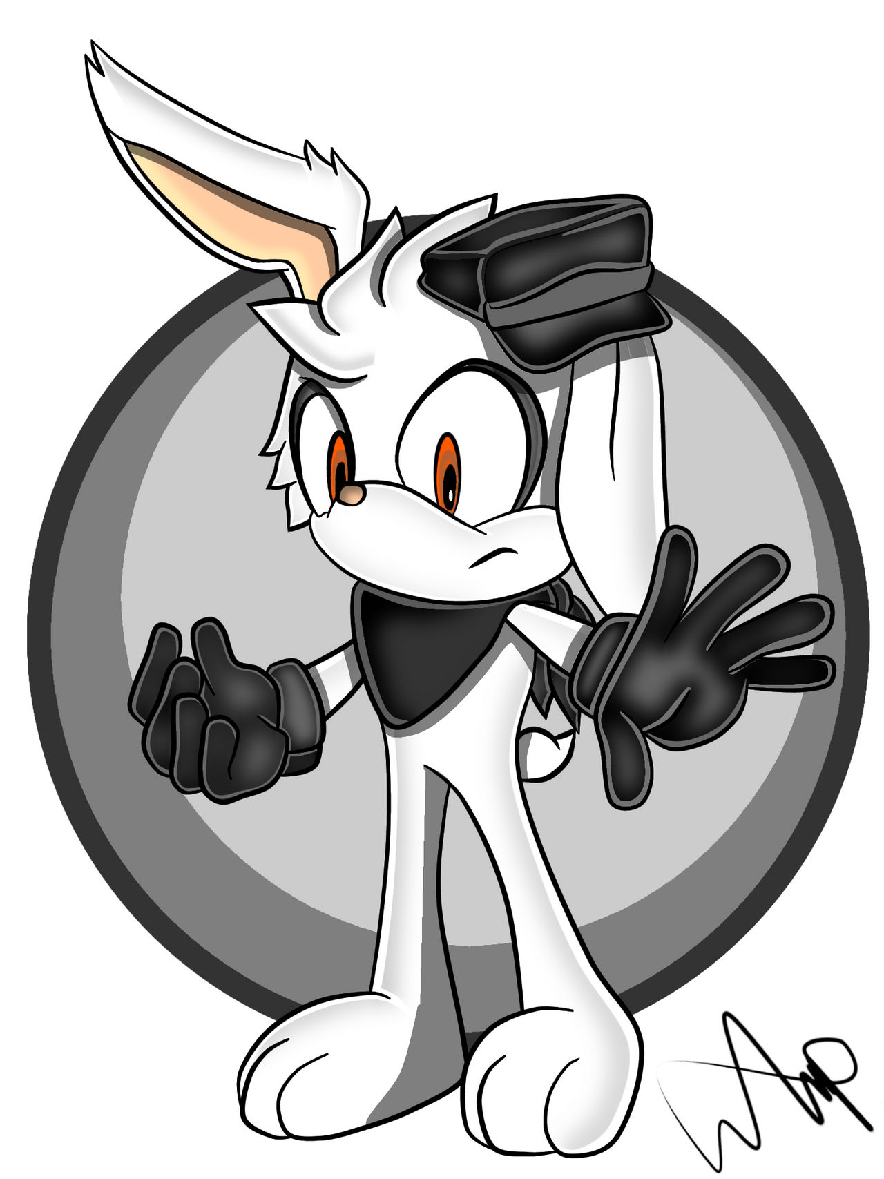 He is Snow the rabbit by WilderTF on DeviantArt