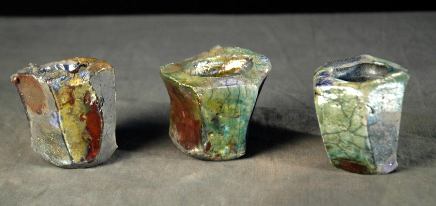 Raku cups by EliteToaster on DeviantArt
