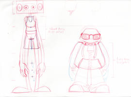 Animation Character Design - LineUp