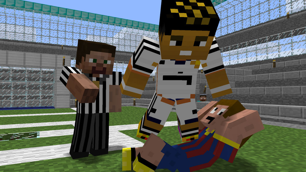Minecraft Foot Racing Football In Minecraft! by MrEdPicWorld on DeviantArt