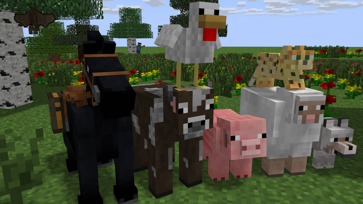 Minecraft Based Animals Minecraft Animals! by MrEdPicWorld on DeviantArt