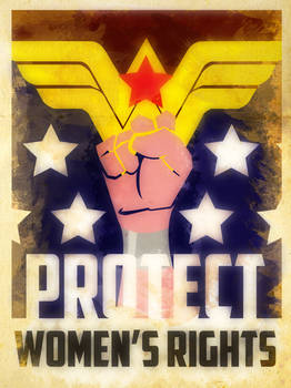 Heroes Protect - Wonder Woman - Women's Rights