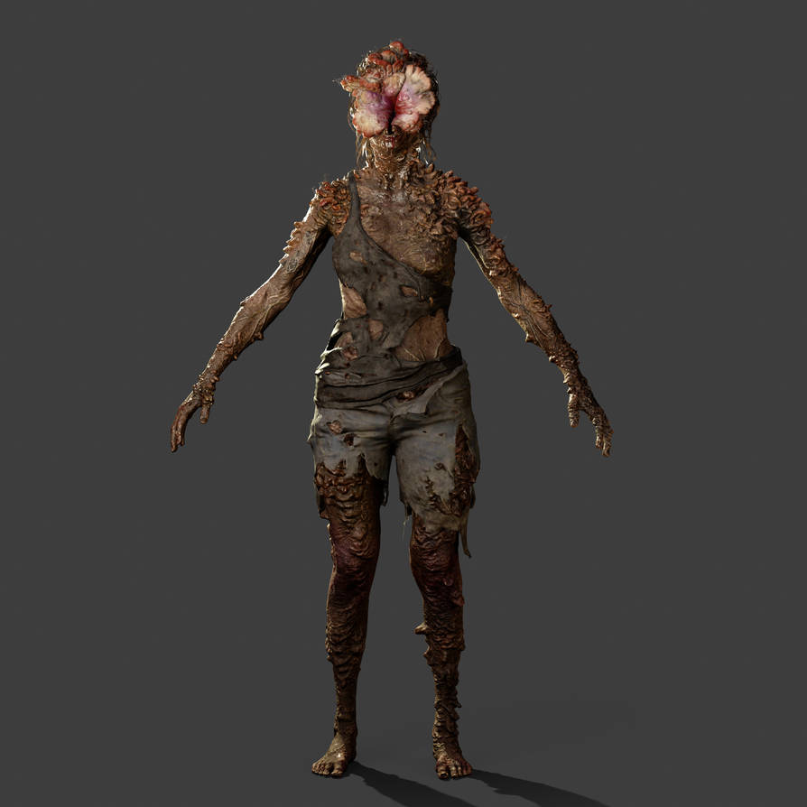The Last Of Us Part II models - Clicker by Fonzzz002 on DeviantArt
