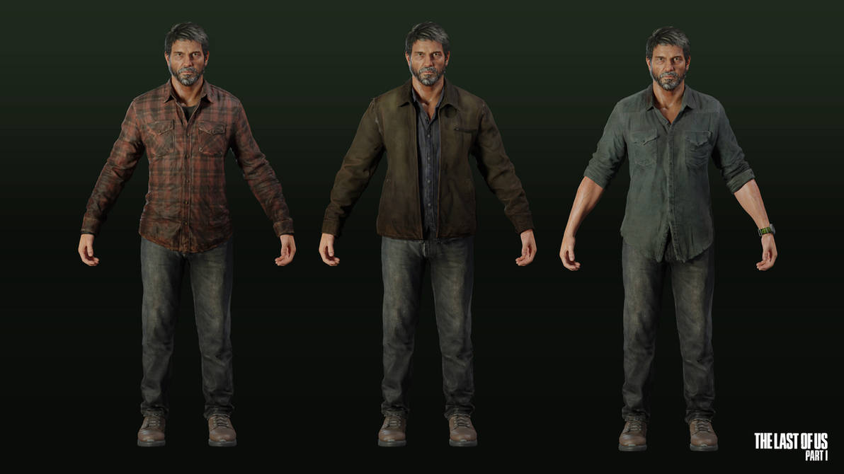 Joel Miller The Last Of Us Remake Outfits By Capricapuddin On Deviantart