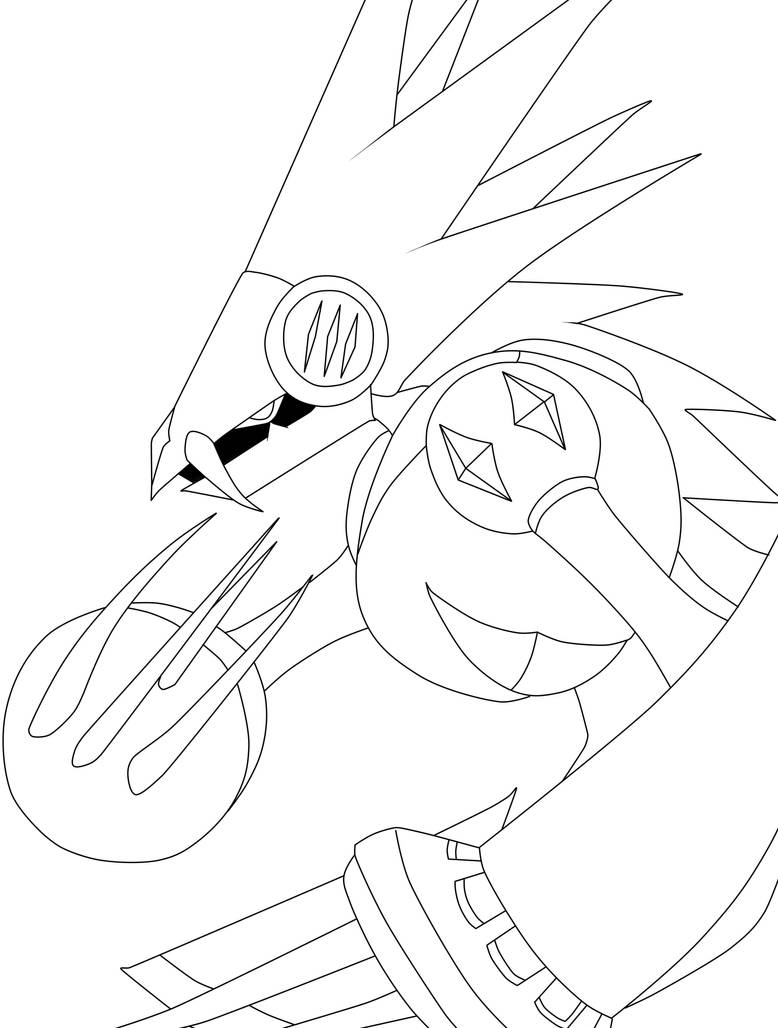 Beastman exe: LineArt by Michael2007V2 on DeviantArt