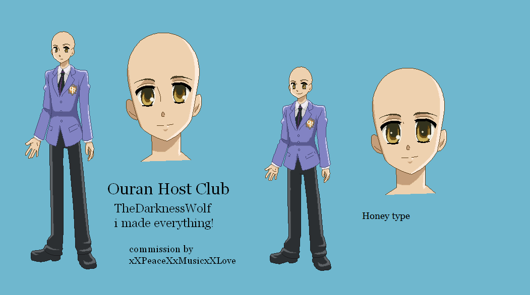 Ouran High School Host Club - Blank OC Template by Softpaw93794 on