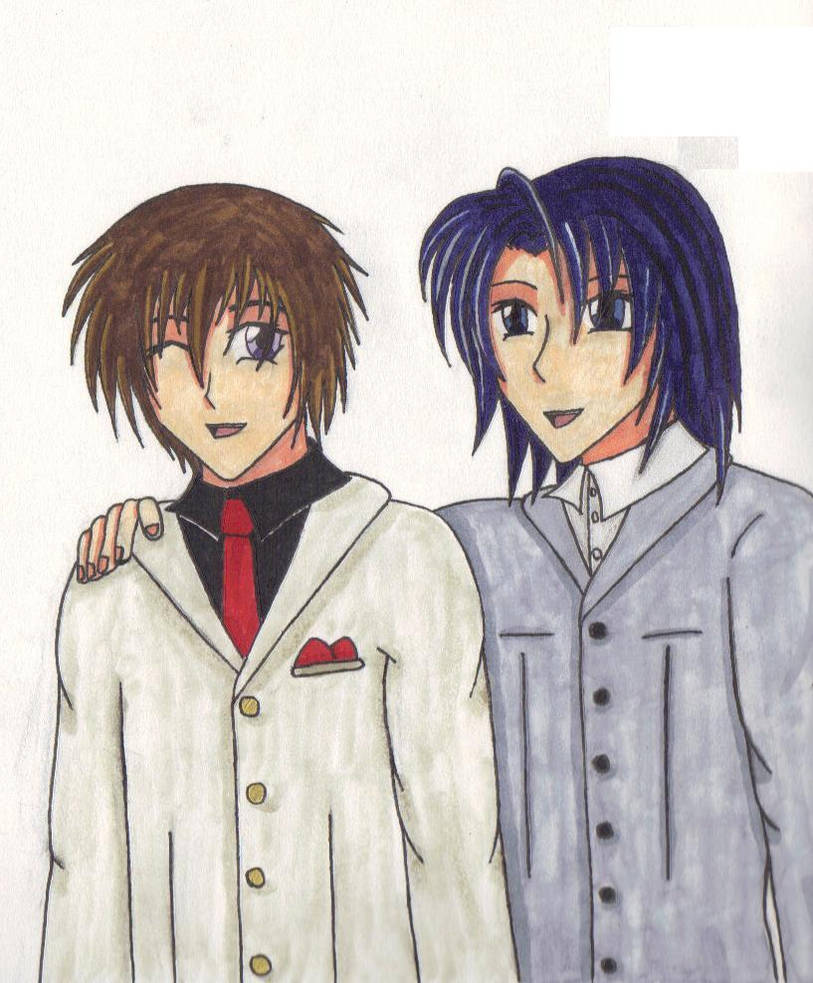 Request: Kira x Athrun by FFValentine on DeviantArt