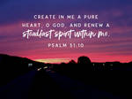 Psalm 51:10 by prayer-of-praise