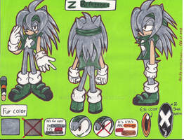 Z THE HEDGEHOG REFERENCE SHEET