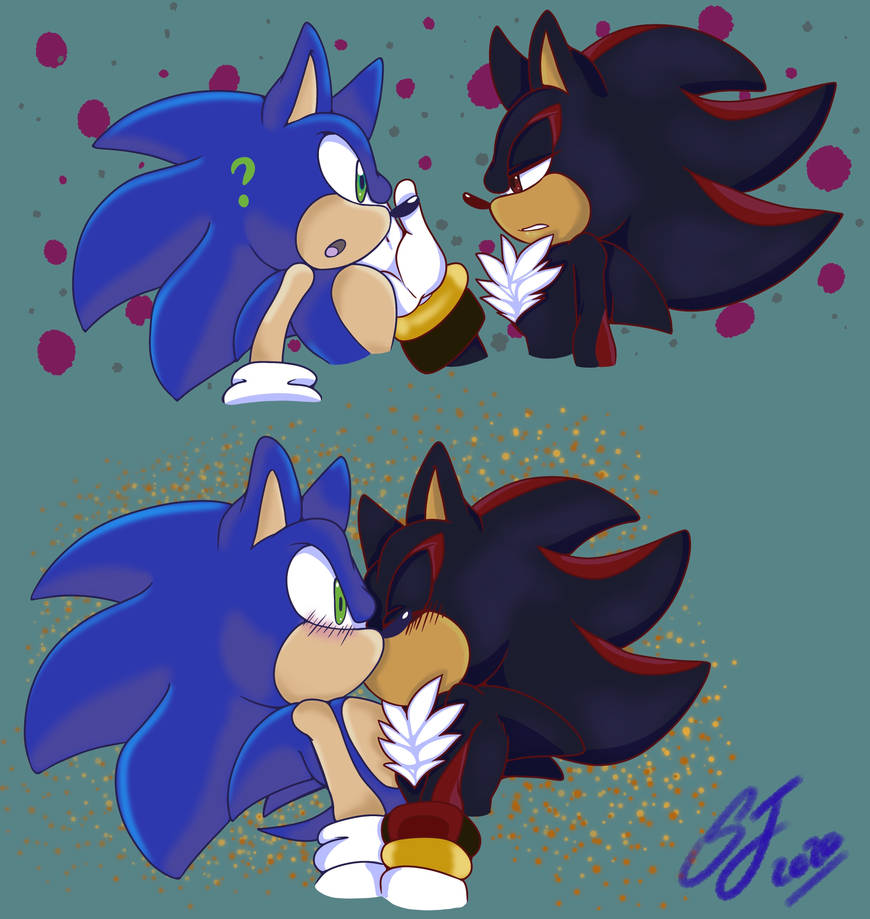 XOXO KISS AND HUGS 😘 #SONIC #SHADOW #sonicprime #youngeditor #fyp #AM, Sonadow