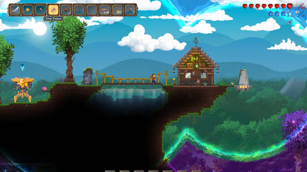 Terraria Otherworld Cliff