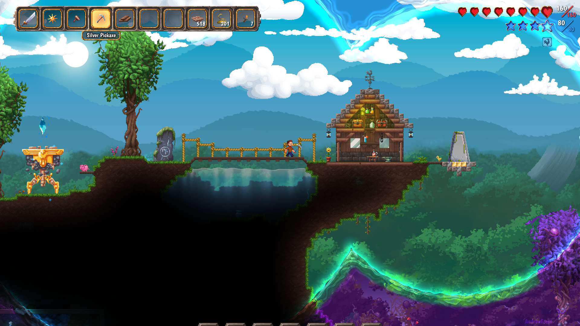 Terraria: Otherworld is Terraria with 'purpose