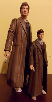 10th Doctor and Mini-Me Doctor