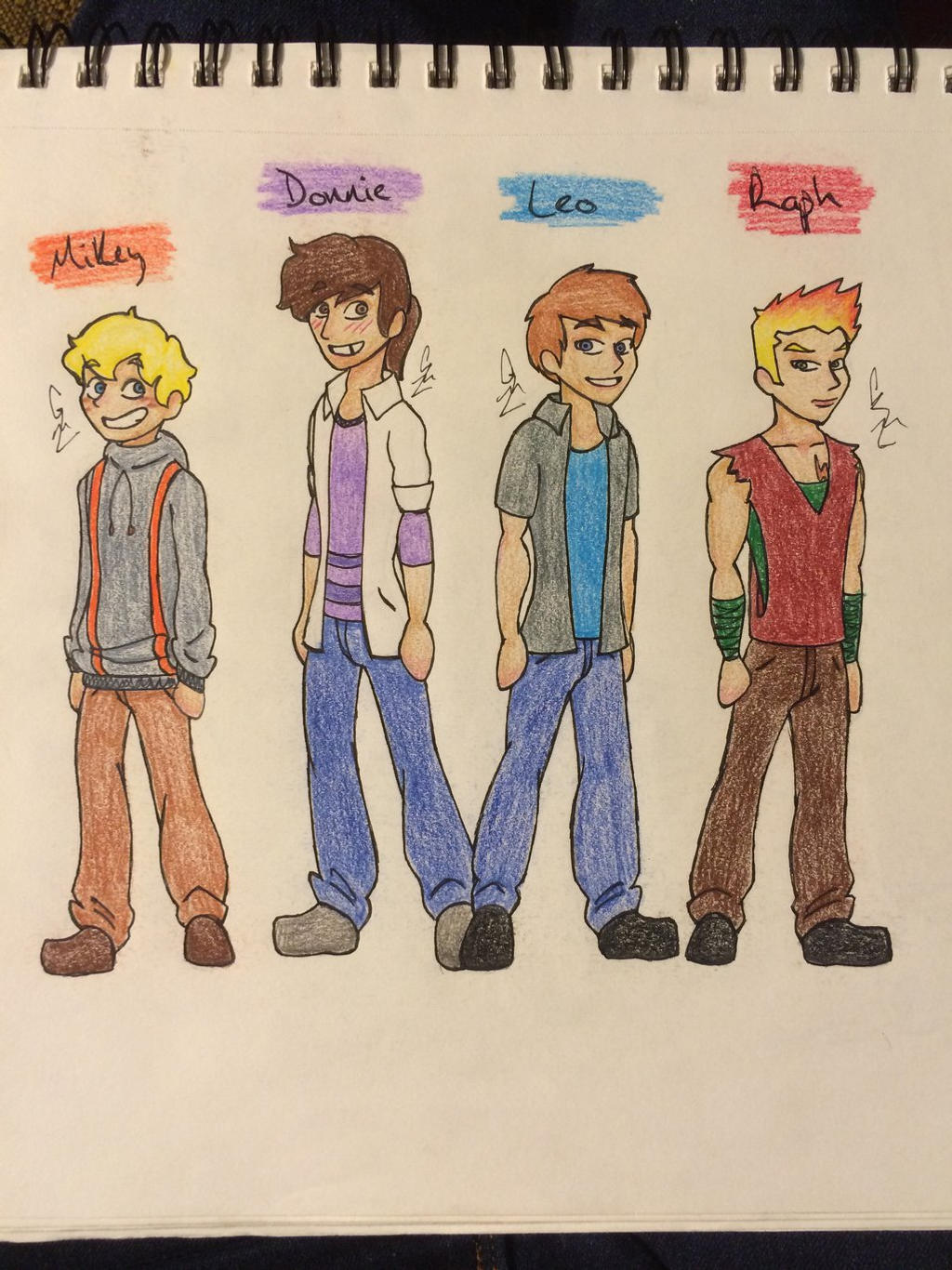 Tmnt Rise Ralph Humanized Tmnt Humanized by retrogrrl12 on DeviantArt