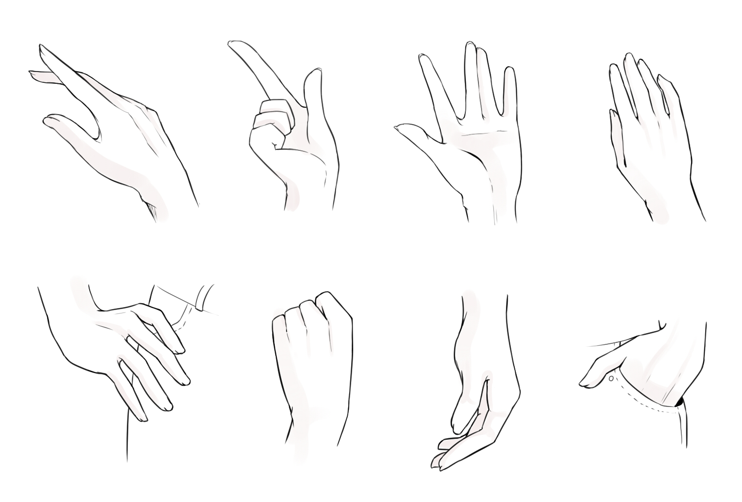 Hands Reference Sheet by Jasmiass on DeviantArt