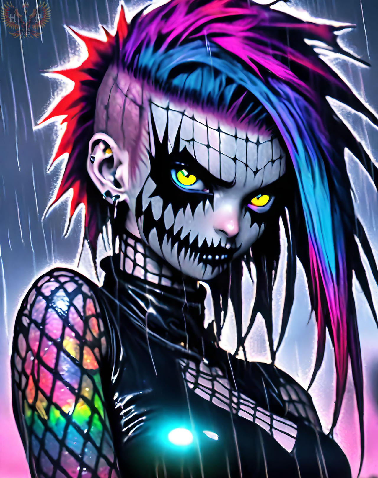 Rainbow Punk by HoolyPhoenix on DeviantArt