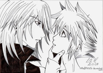 Riku Sora Manga Style