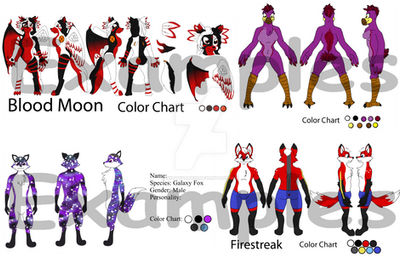 Reference/Character Sheet Examples by nuttyfan626 on DeviantArt