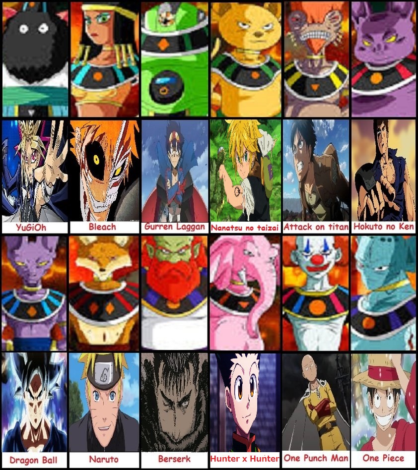 Yu-Gi-Oh - Hunter x Hunter - Dragon - Dragon Ball Universe