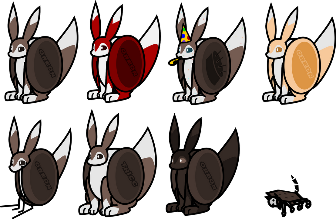 Oreons in a wide variety of Flavors by TheFusionLatios on DeviantArt