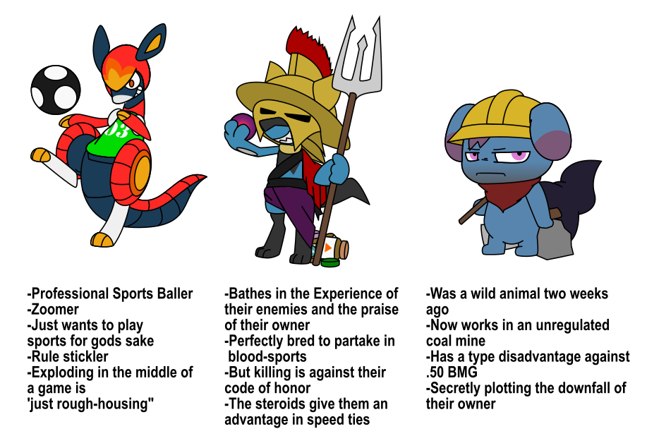 Sliding scale of Beast taming gameplay