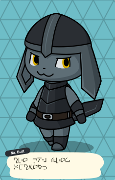 Animal Crossing Mr Butt.
