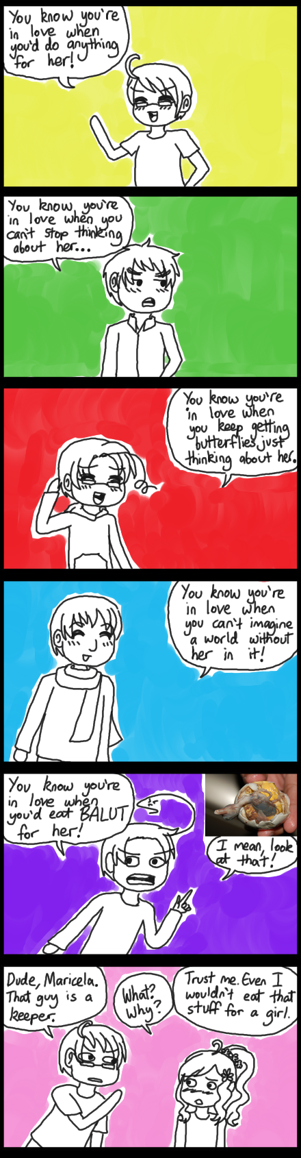 [COMIC] You Know You're In Love When