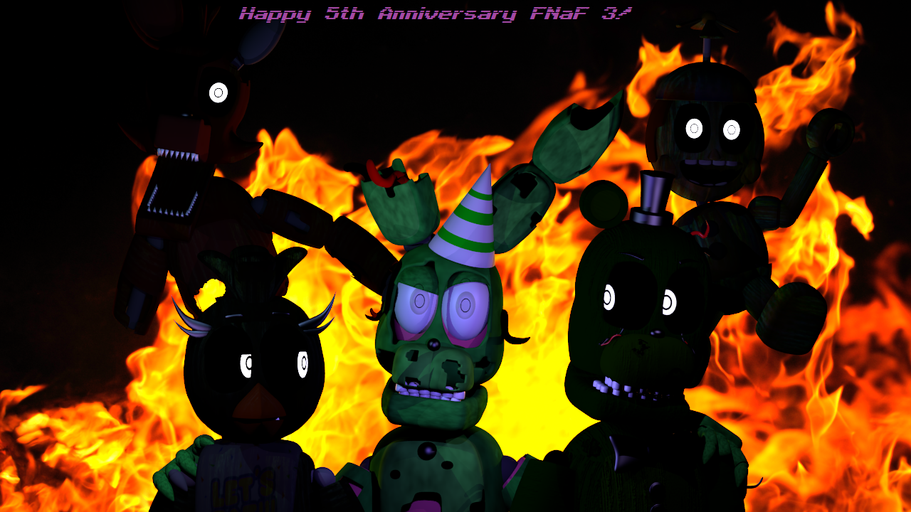 FNAF 3 ANNIVERSARY} In Five Nights At Freddy's3. by MemeEverYT on  DeviantArt